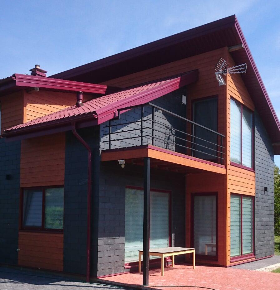 SHERA Plank used on modern exterior facade application