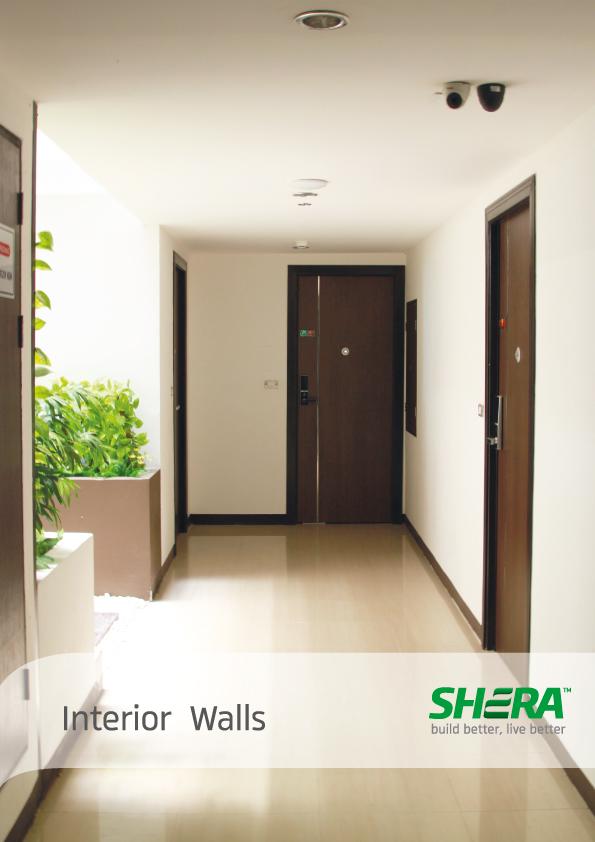 SHERA Board for interior wall solutions