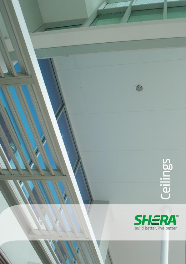 SHERA Ceiling Board for interior and exterior ceiling applications