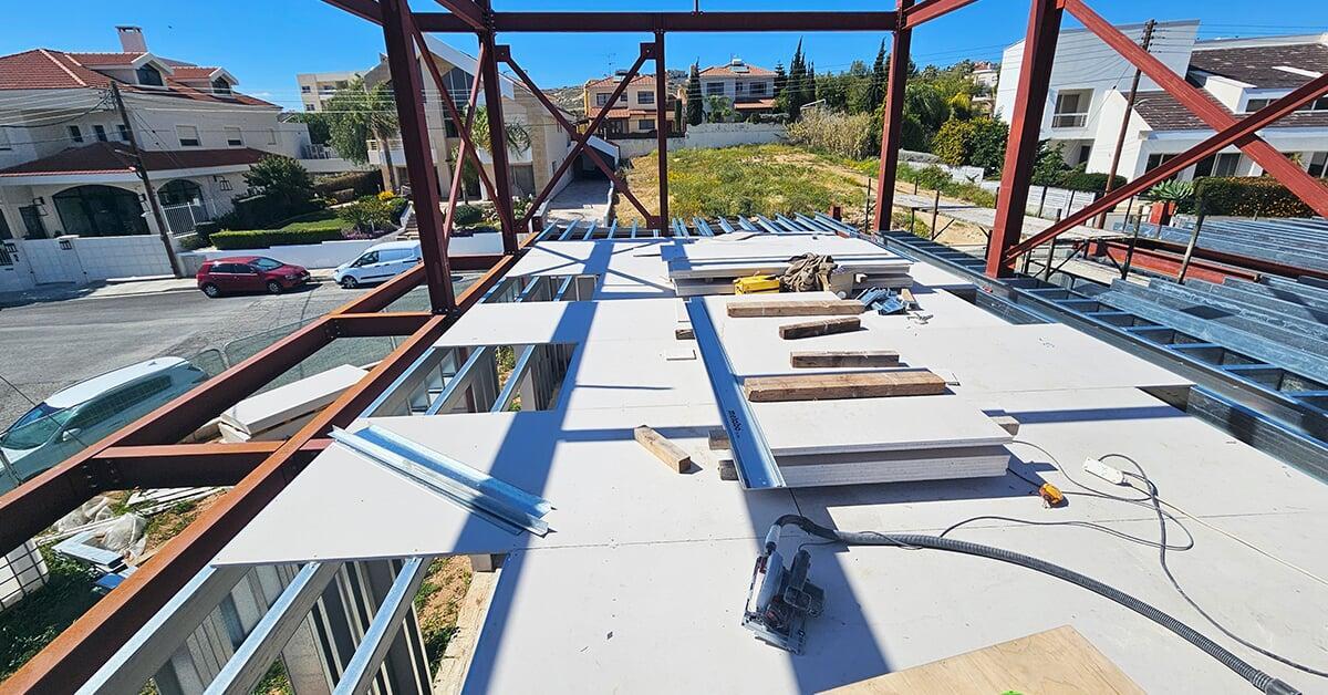 SHERA fibre cement floor boards for flooring applications