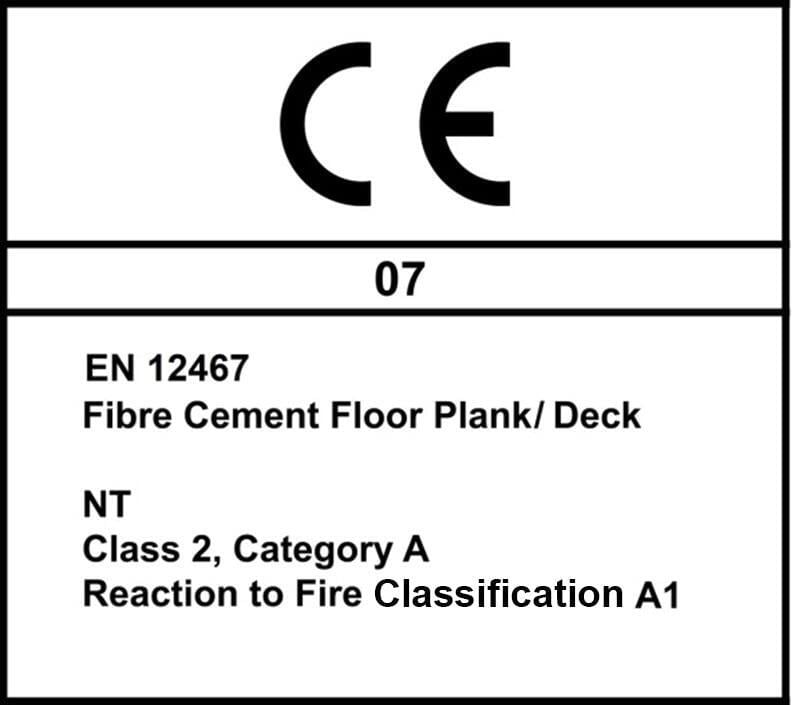 SHERA Floor Planks are compatible with building fire regulations for A2s1d0 rated materials