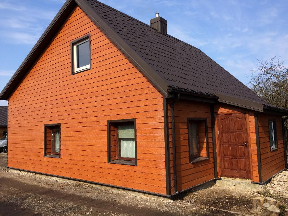 Exterior siding using fibre cement planks, now available in Europe