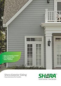 SHERA fibre cement plank is a tough yet versatile, fire rated siding plank