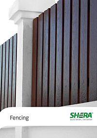 SHERA Fence fibre cement fencing planks