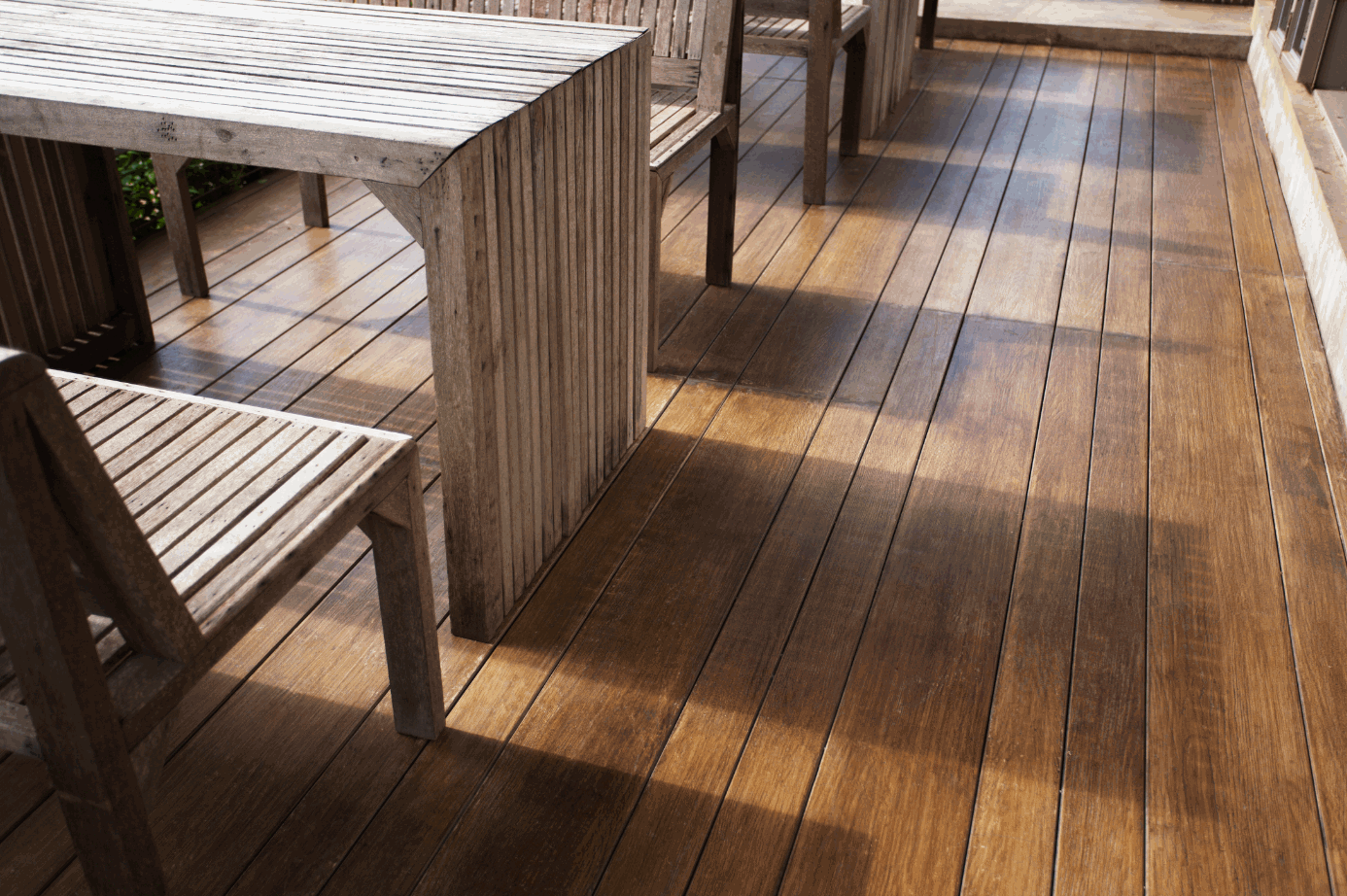 SHERA decking is the perfect exterior decking material