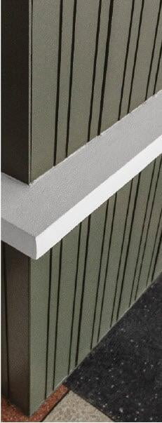 SHERA Plank fibre cement siding plank in shiplap or deline contemporary style