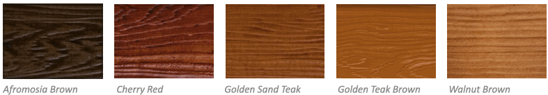 SHERA Plank teak profile planks come in wood like colours