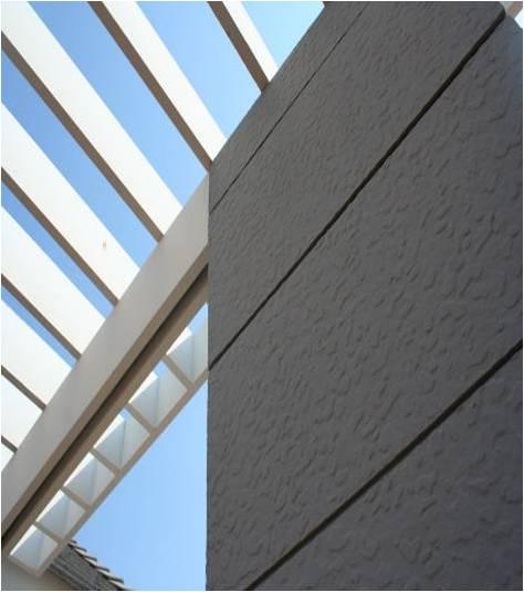 SHERA fibre cement board comes in profiled surfaces