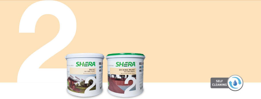 Fibre cement paint from SHERA