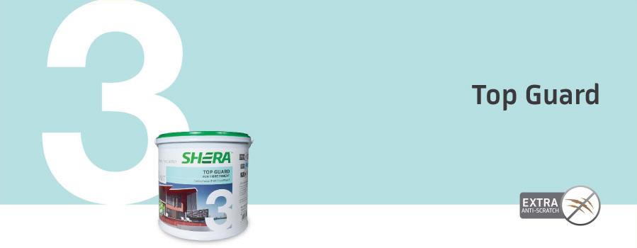 SHERA top guard helps make your fibre cement paint strong and long lasting
