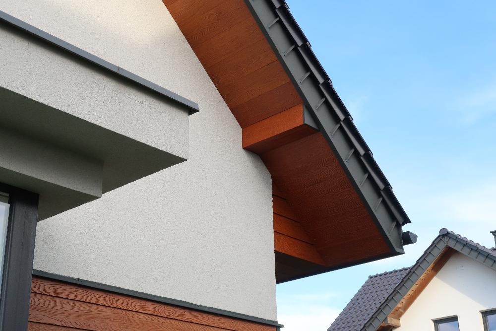 Versatile fibre cement plank product - SHERA Plank on housing project in Poland