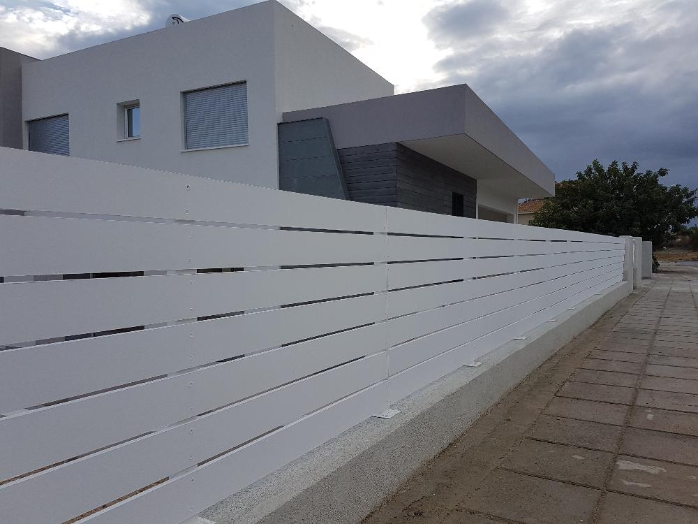 SHERA Fence smooth texture fibre cement housing fencing 