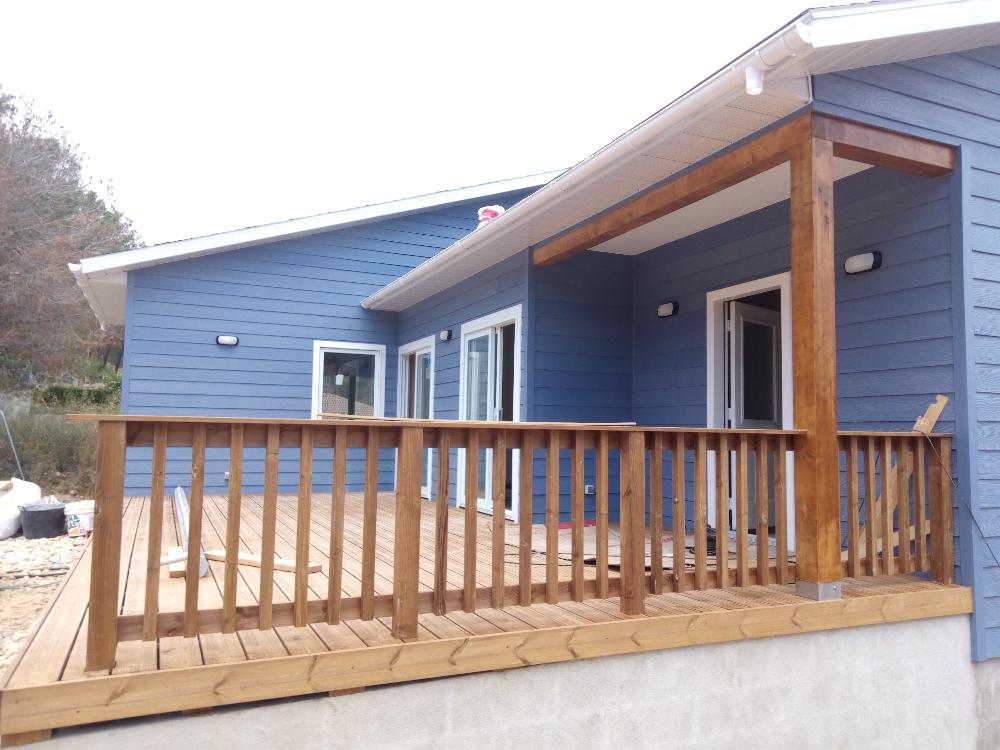 External siding application using SHERA Plank