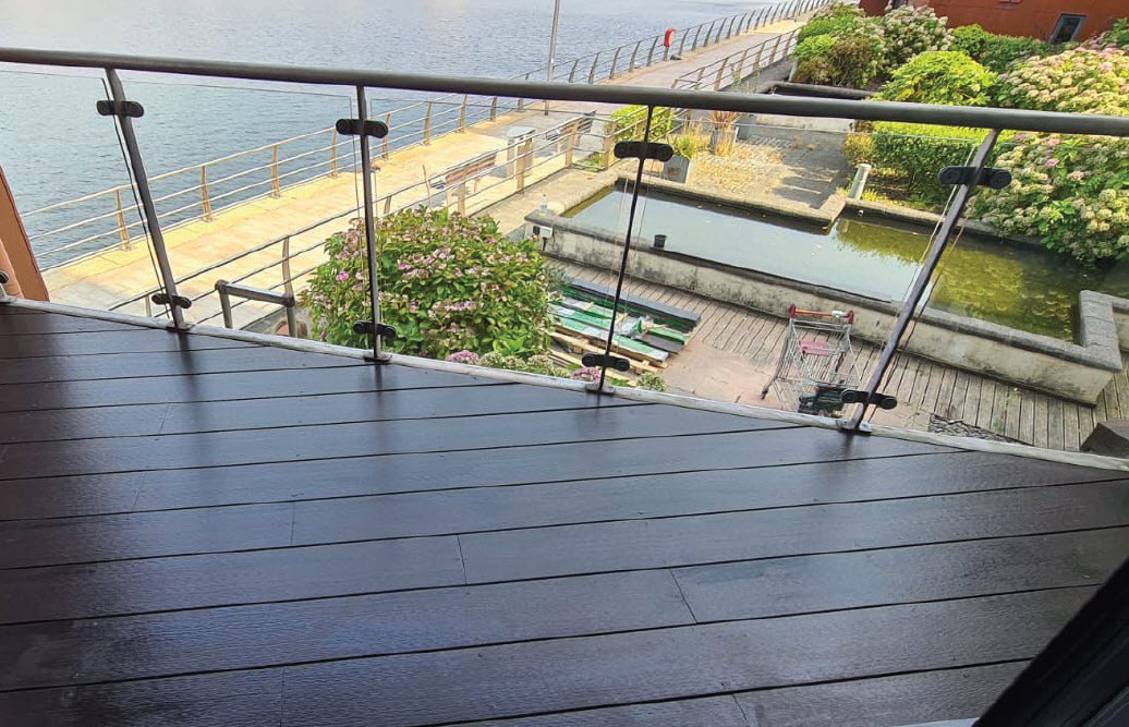 SHERA Decking is also a fire rated decking plank perfect for exterior balconies on high rise buildings