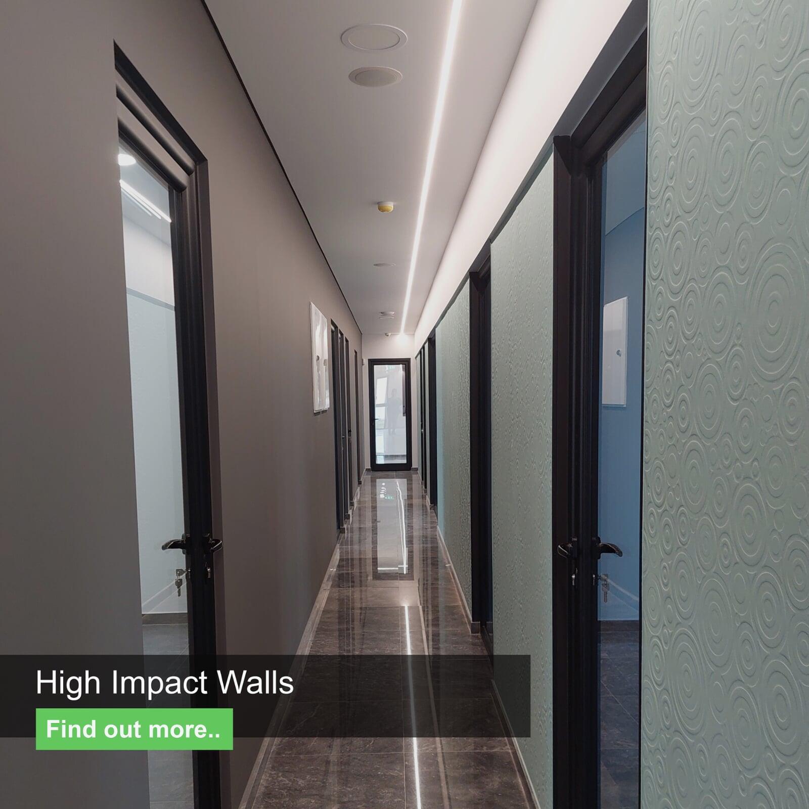 SHERA fibre cement board for high impact wall applications