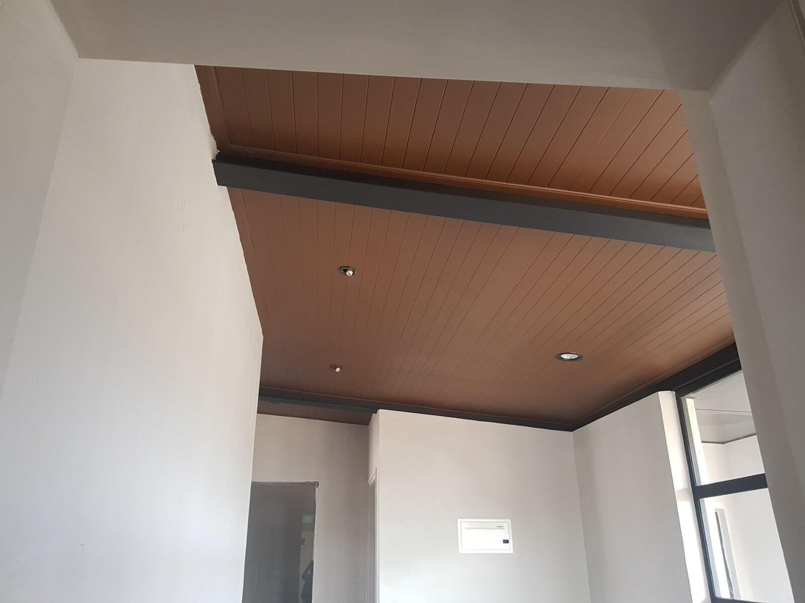 SHERA shiplap plank used as a decorative ceiling material